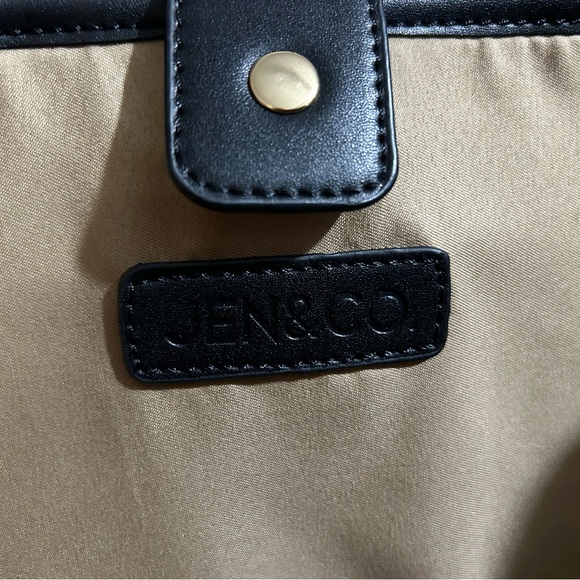 Jen & Co Scarlett Black Nylon Tote/Laptop Bag - Picture 3 of 4
